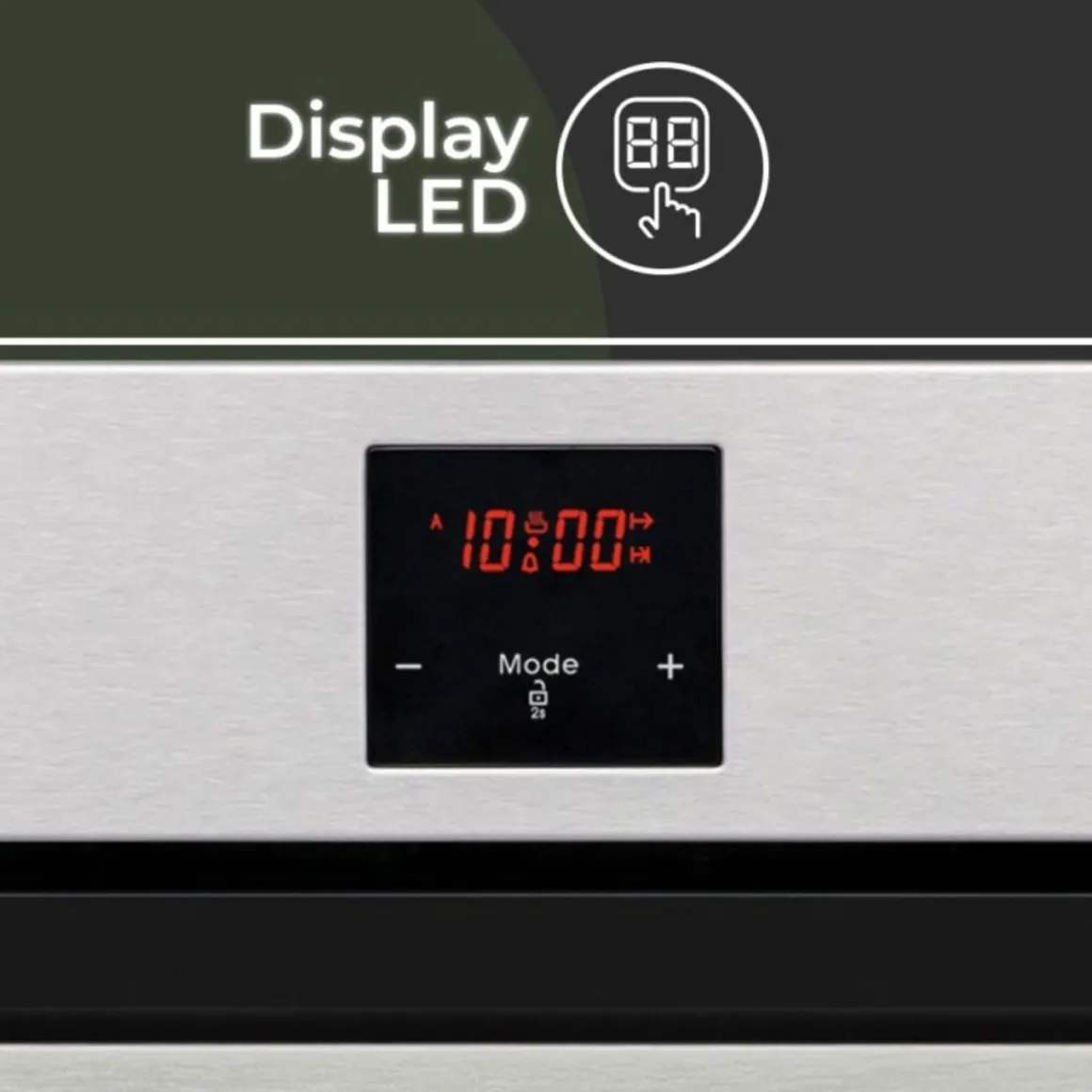 Horno multifunción Aspes AHM9500DX 2600W 50L 9 programas A inox 60 cm