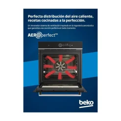 Horno multifunción Beko BBIE18300W 2400W 6 funciones blanco 59,4 cm