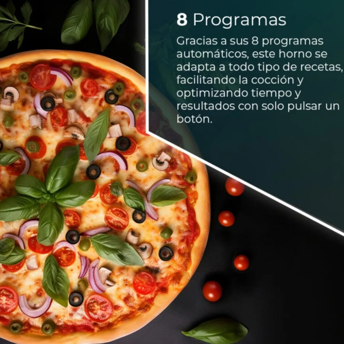 Horno multifunción Svan SHM8700DCB 70L 8 programas blanco A 59,5 cm