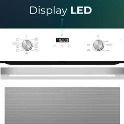 Horno multifunción Svan SHM8700DCB 70L 8 programas blanco A 59,5 cm