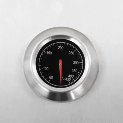 Horno para pizzas para barbacoa con piedra de cerámica inox 15,5x35x49 cm