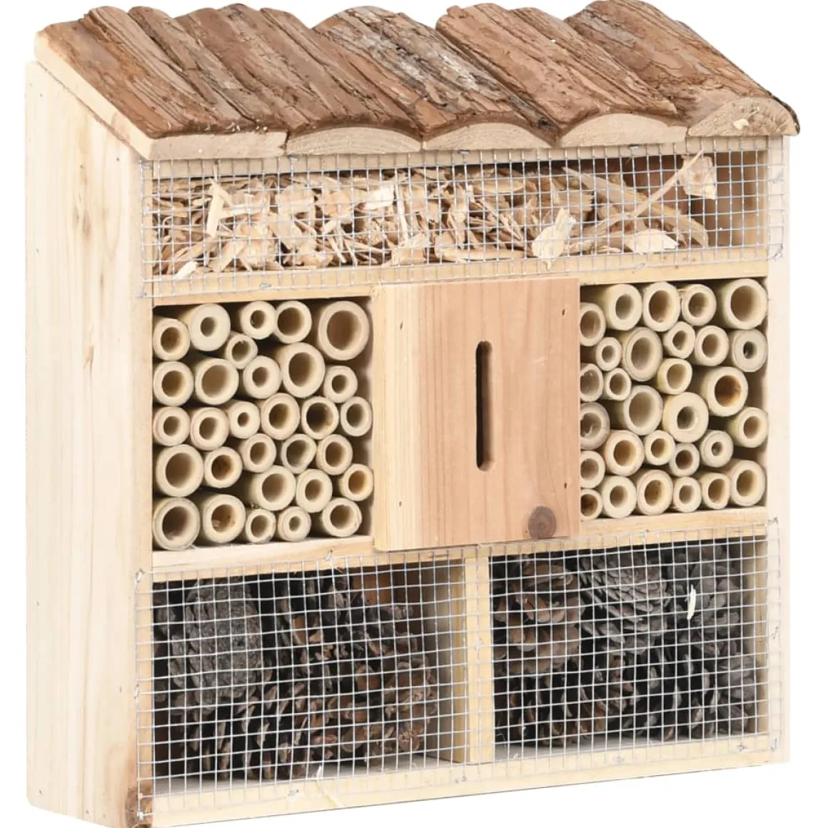 Hotel de insectos madera de abeto 30x30x10 cm