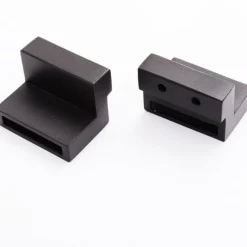 Instalación de rieles para puerta corredera marrón acero de carbono 200x4x0,8 cm