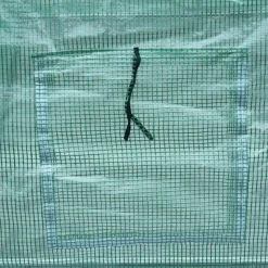 Invernadero túnel Outsunny 12 ventanas verde 200x600x300 cm