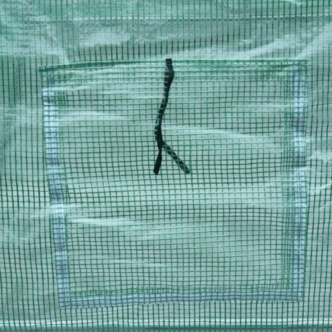 Invernadero túnel Outsunny 12 ventanas verde 200x600x300 cm