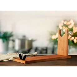 Jamonero Quttin tipo banqueta natural 23x47,5x15,5 cm