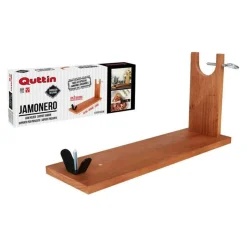 Jamonero Quttin tipo banqueta natural 23x47,5x15,5 cm