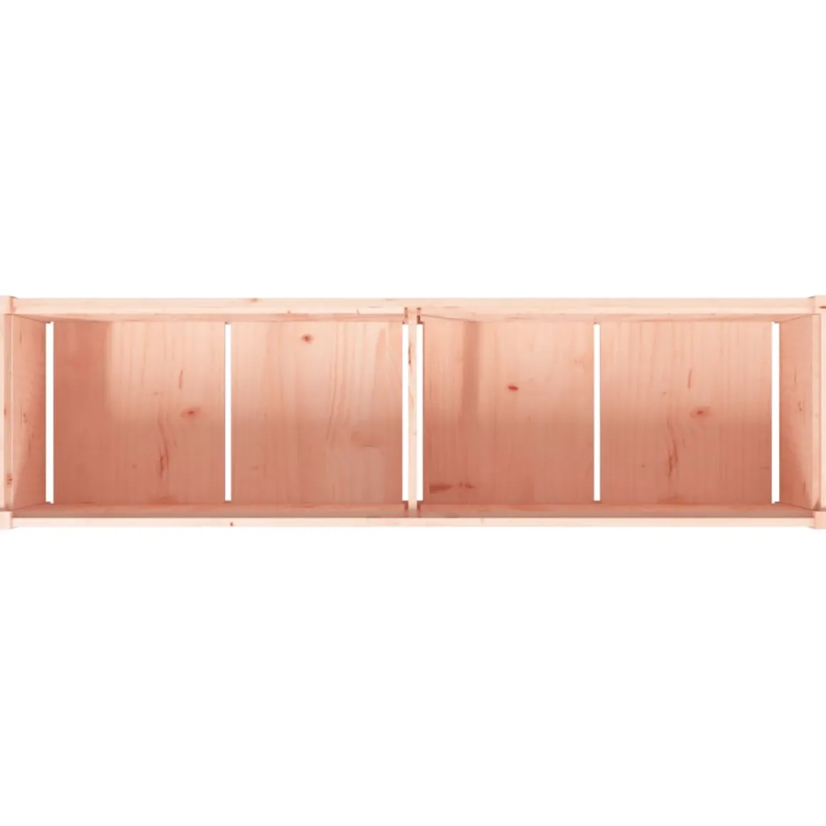 Jardinera Dienna madera maciza 50x180x50 cm