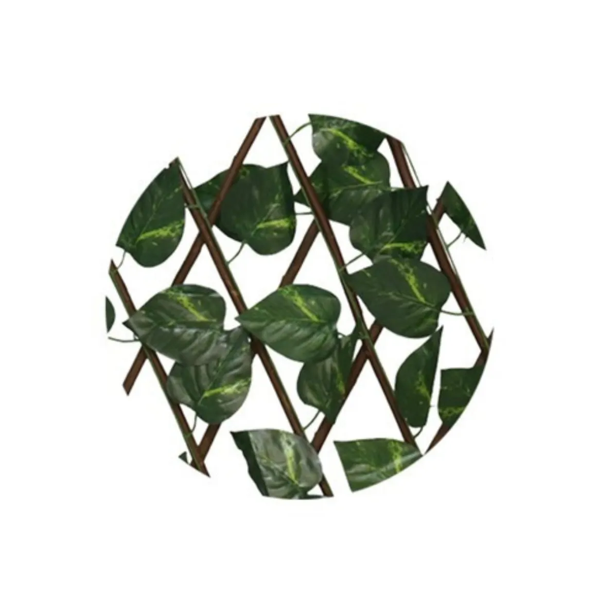 Jardín vertical enrejado verde 186x81 cm