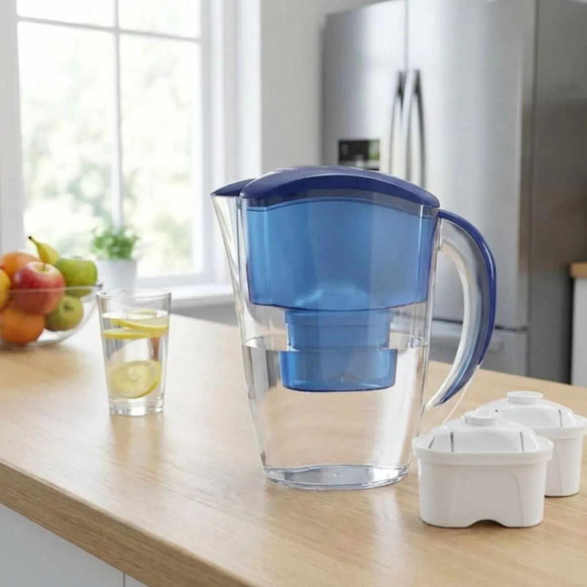 Jarra de agua con filtro Aqua Óptima Oria 2,8L azul
