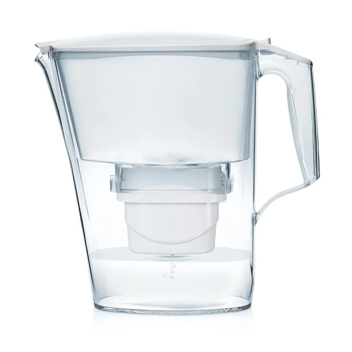 Jarra de agua con filtro Liscia Evolve Aqua Óptima 2,5L blanco