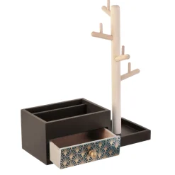 Joyero árbol con espejo + 1 cajón 28x24x10 cm