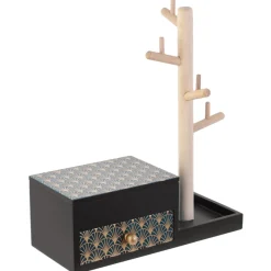Joyero árbol con espejo + 1 cajón 28x24x10 cm