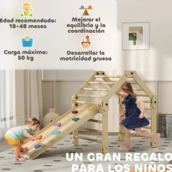 Juego de escalada infantil Aiyaplay 1-4 años multicolor 89x175x70 cm
