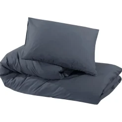 Juego de funda nórdica de edredón + almohada microfibra antracita