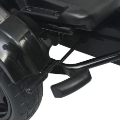 Kart infantil a pedales con asiento regulable +3A negro 61x115x62 cm