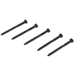 Kit de herrajes Homcom para puertas correderas negro 200 cm