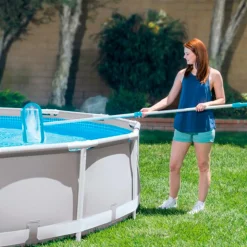 Kit de limpieza de piscina Krystal Clear Intex 3 accesorios azul
