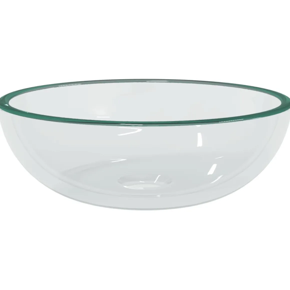 Lavabo Aquarium transparente Ø35x12 cm