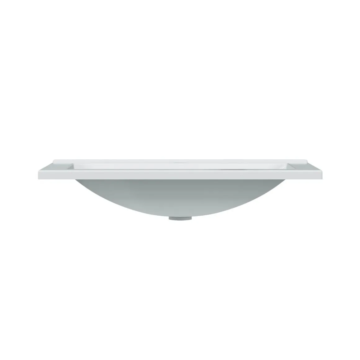 Lavabo Aries sin rebosadero blanco 60x45 cm