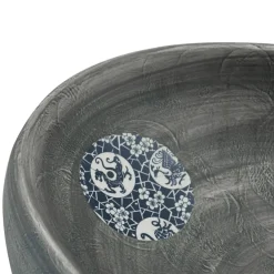 Lavabo de encimera Livha ovalado cerámica 15x59x40 cm