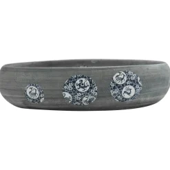 Lavabo de encimera Livha ovalado cerámica 15x59x40 cm