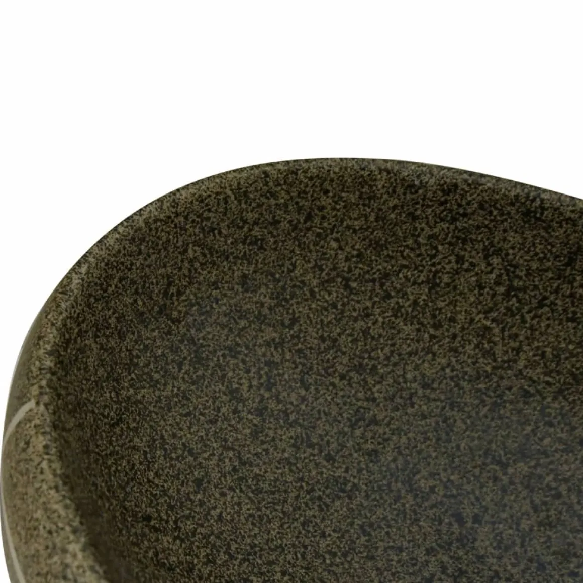 Lavabo de encimera Livha ovalado cerámica 15x59x40 cm