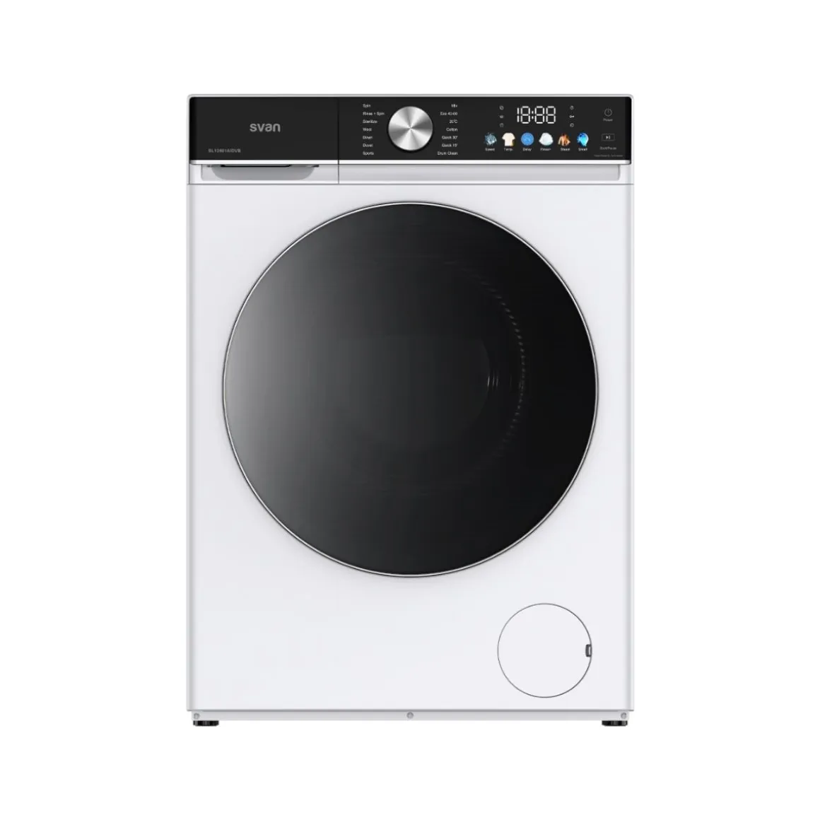Lavadora carga frontal Svan SL12401AIDVB 12kg 1400 rpm A blanco 59,8 cm