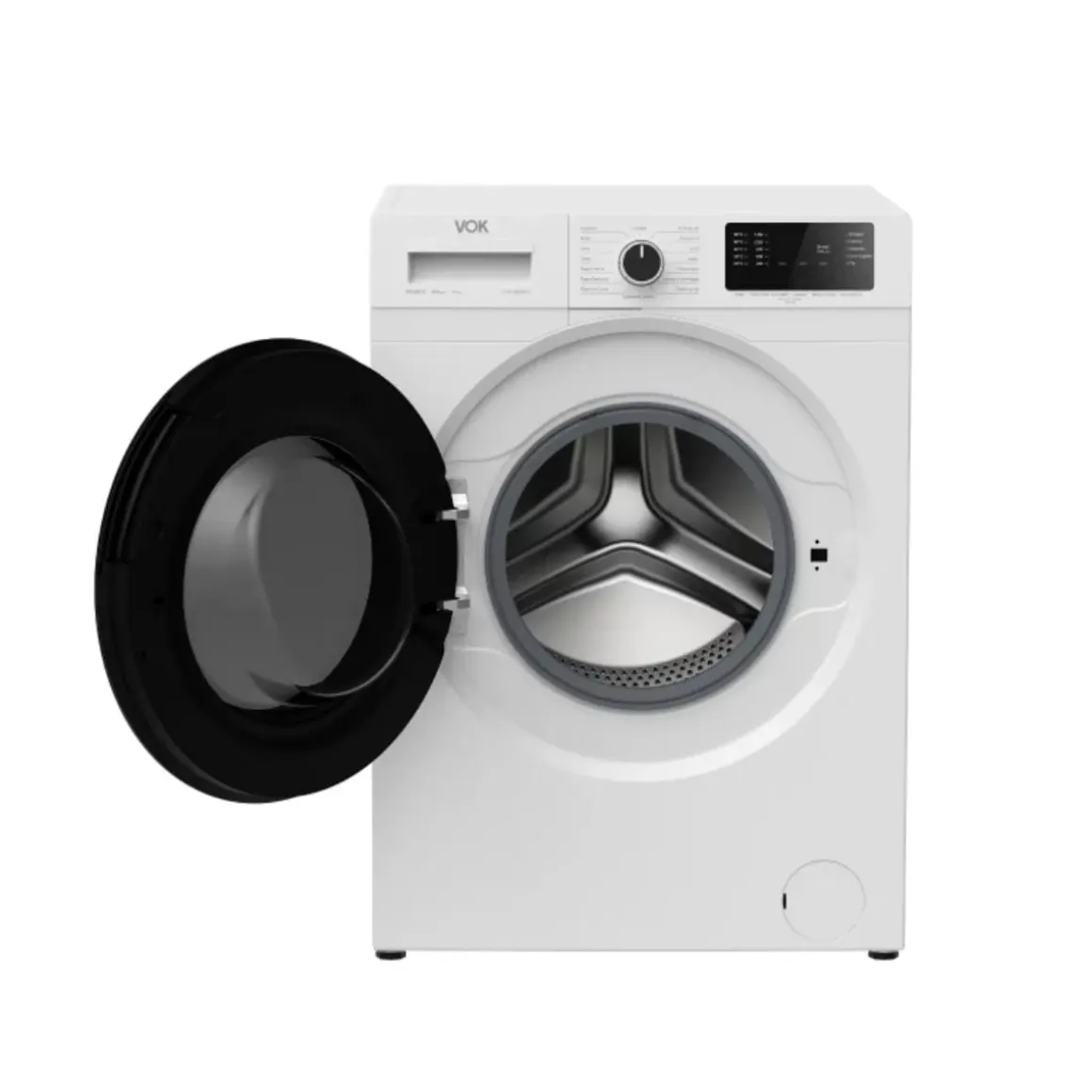 Lavadora carga frontal Vok EVW-10BAW12PR 10kg 1200 rpm 15 programas A blanco 60 cm