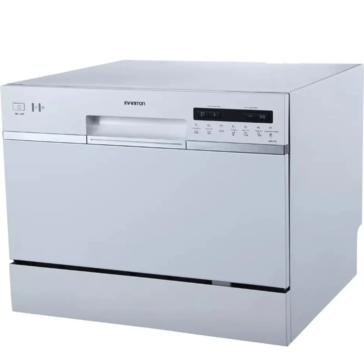 Lavavajillas Infiniton DIW-CT6 6 servicios 7 programas 47dB F blanco 43,8x55x50 cm