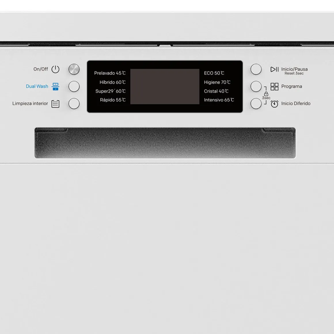 Lavavajillas Svan SVJ606D/SVJ606XD 15 cubiertos 8 programas 3 bandejas D 84,5 cm