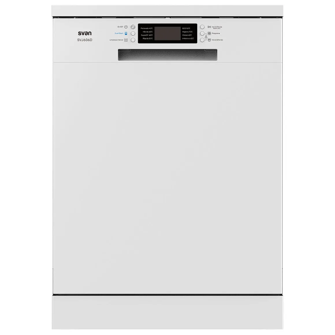 Lavavajillas Svan SVJ606D/SVJ606XD 15 cubiertos 8 programas 3 bandejas D 84,5 cm