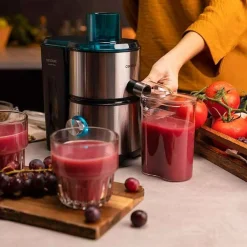 Licuadora orbital Juice&Fresh 400 Titan Black Cecotec 400W 2000 rpm 2 velocidades inox/negro
