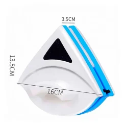 Limpiacristales magnético triangular WS-900-141 azul/blanco