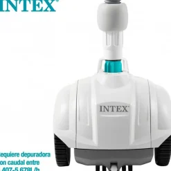 Limpiafondos Krystal Clear ZX50 Intex automático mediante succión 0,8L gris