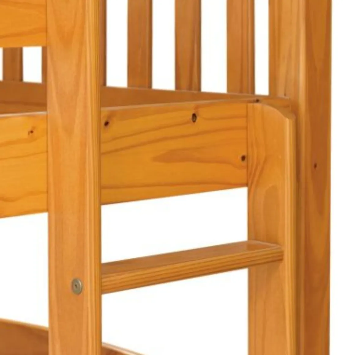 Litera Moon somieres incluidos madera maciza natural 156x205x100 cm