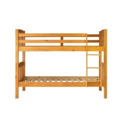 Litera Moon somieres incluidos madera maciza natural 156x205x100 cm