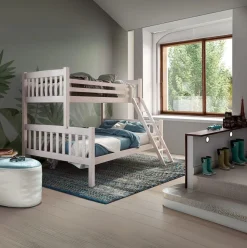 Litera Twink somieres incluidos madera de pino natural 156x205x151 cm