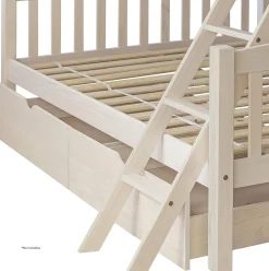 Litera Twink somieres incluidos madera de pino natural 156x205x151 cm