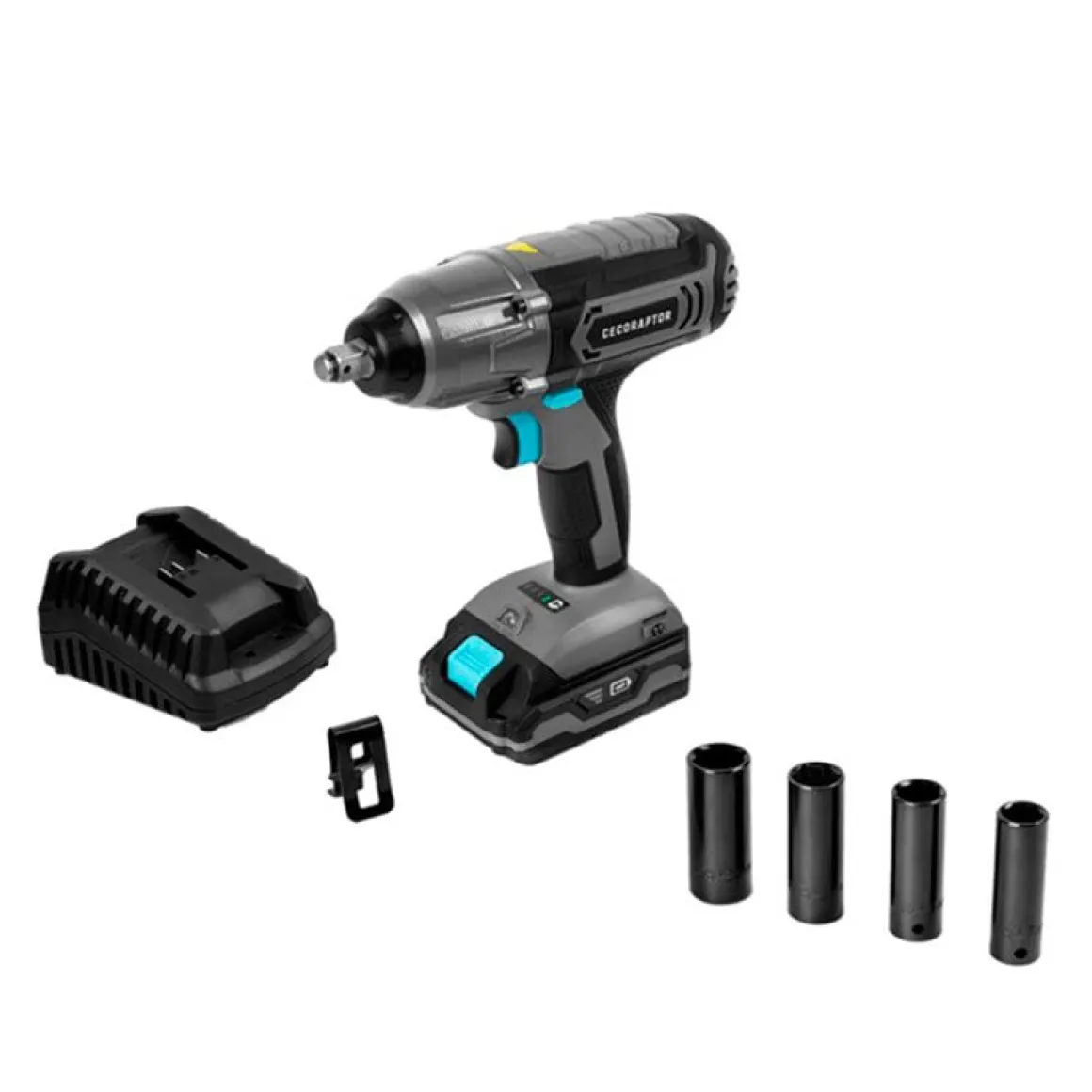 Llave de impacto Cecotec CecoRaptor Perfect Impact 2020 Ultra 20V 2000mAh 2300rpm gris
