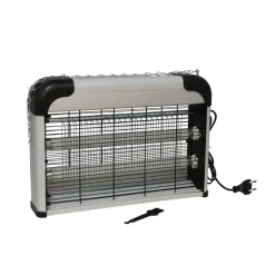 Lámpara antimosquitos 20W eléctrica gris/negro