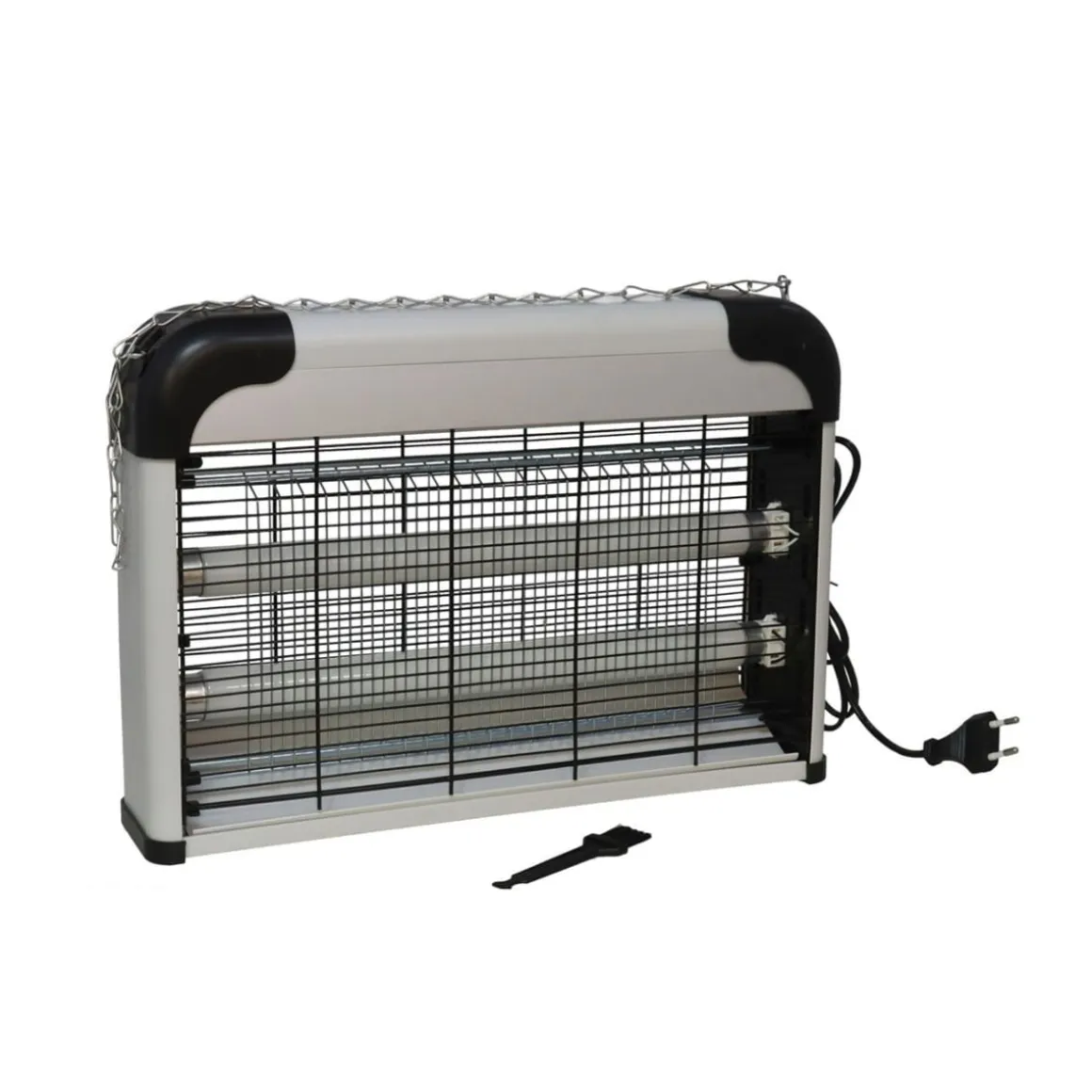 Lámpara antimosquitos 20W eléctrica gris/negro