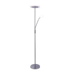 Lámpara de pie Bayani Lumit con lámpara de lectura Ø25x179 cm