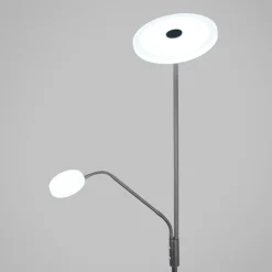 Lámpara de pie Bayani Lumit con lámpara de lectura Ø25x179 cm