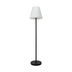Lámpara de pie Biana Lumit portátil LED RGB con USB + mando blanco Ø34x150 cm