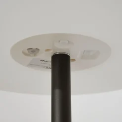 Lámpara de pie Biana Lumit portátil LED RGB con USB + mando blanco Ø34x150 cm