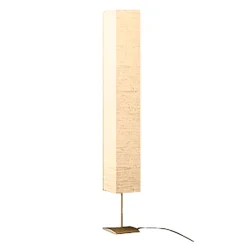 Lámpara de pie con soporte de acero 40W E14 beige 22X22x170 cm