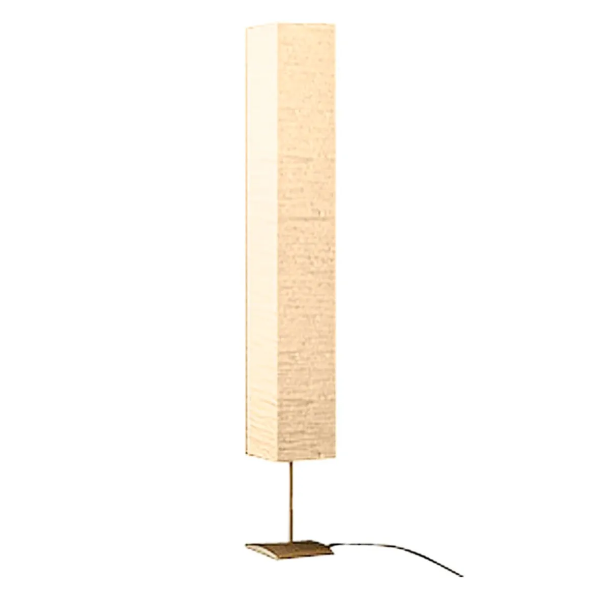 Lámpara de pie con soporte de acero 40W E14 beige 22X22x170 cm