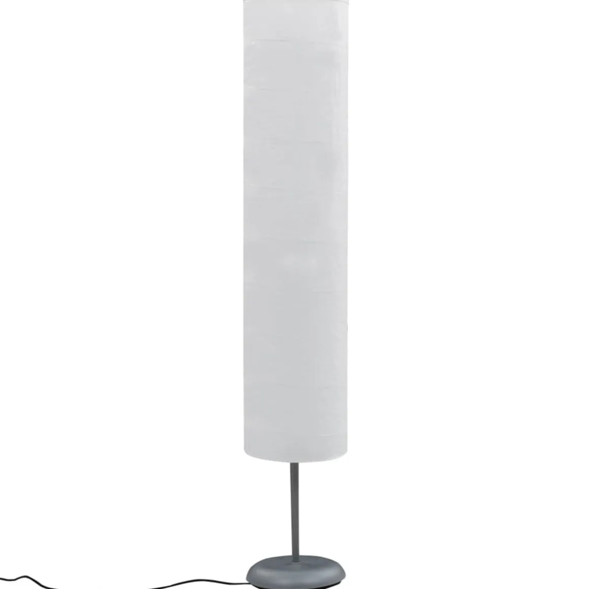 Lámpara de pie con soporte 60W E27 blanco Ø22x121 cm