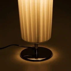 Lámpara de pie Homcom 2 luces E27 40W pulsador de pie blanco 120x15x15 cm